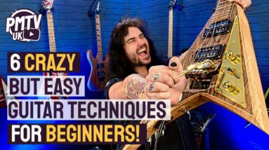 6 CRAZY But Simple Electric Guitar Techniques For Beginners! Weird, Usable Tones That Sound Awesome!