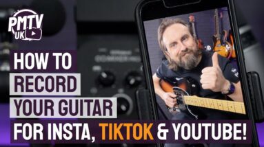How To Record Guitars For Instagram, TikTok & Youtube - Better Sounding Videos Made Easy!