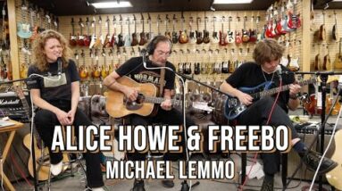 Alice Howe, Freebo & Michael Lemmo at Norman's Rare Guitars