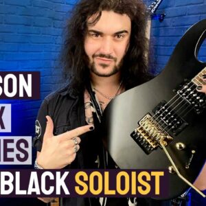 Jackson SLX DX Soloist Satin Black & Gold - The Coolest Looking X Series Jackson Guitar?!
