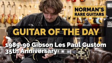 Guitar of the Day: 1989-90 Gibson Les Paul Custom 35th Anniversary | Norman's Rare Guitars