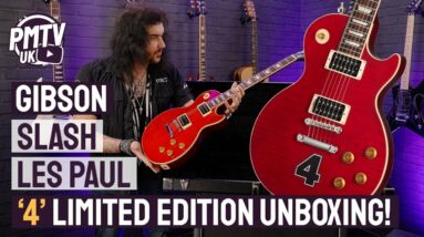BRAND NEW Gibson Slash '4' Les Paul Standard Limited Album Edition - Unboxing & Review!