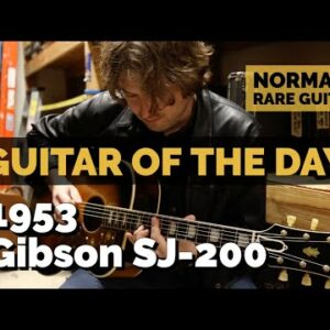 Guitar of the Day: 1953 Gibson SJ-200 Sunburst | Norman's Rare Guitars