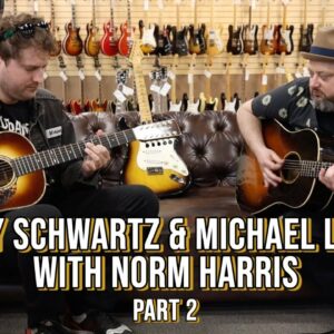 Marty Schwartz & Michael Lemmo with Norm at Norman's Rare Guitars - Part 2