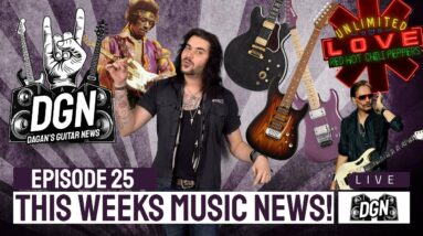 DGN Guitar News #25 - Fender WEDDING Rings, Steve Vai Injured, UNHEARD Hendrix, New Charvels & More!