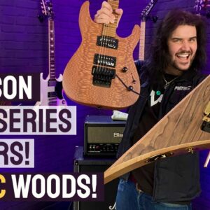 EXOTIC Wood Jackson JS42 Guitars! - Beautiful & Affordable Lacewood & Ziricote Rhoads & Dinky Models