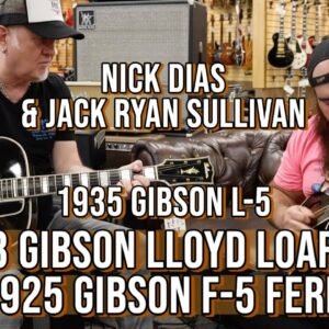 1923 Gibson Lloyd Loar & F-51925 Gibson F-5 Fern Mandolin & 1935 Gibson L-5 at Norman's Rare Guitars