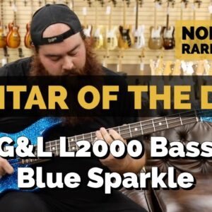Guitar of the Day: G&L L2000 Blue Sparkle Bass | Norman's Rare Guitars