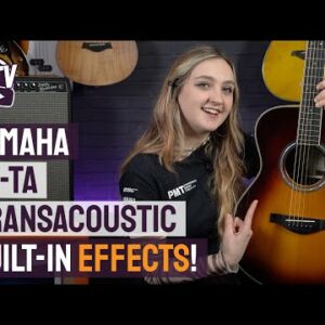 Yamaha LS-TA Transacoustic - A Stunning Acoustic Guitar With Built In Magical Acoustic Effects!