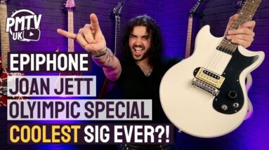 Epiphone Joan Jett Olympic Special! - Joan's EPIC New Signature Guitar - The Coolest One Yet?