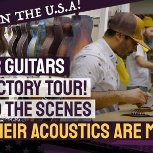 Taylor Guitars USA Factory Tour! - Traditional Methods Meet Modern Tech To Create Amazing Acoustics!