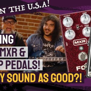 Modernising Classics With MXR! - ICONIC MXR Analogue Pedals DIGITIZED! - PMT's USA Road Trip 2022!
