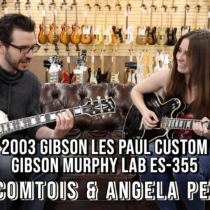 Angela Petrilli & Zach Comtois playing Gibsons at Norman's Rare Guitars