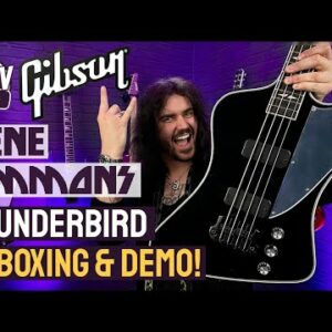 NEW Gibson Gene Simmons G2 Signature Thunderbird! - Unboxing & Demo Of The Demons New Sig!