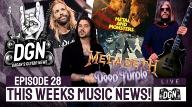DGN Guitar News #28 - New TOOL Adam Jones Gibson, Metal & Monsters, Rammstein Do The Beatles & More!