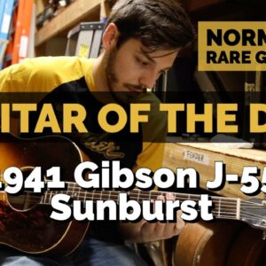 Guitar of the Day: 1941 Gibson J-55 Sunburst | Norman's Rare Guitars