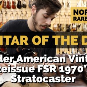 Guitar of the Day: Fender American Vintage Reissue FSR 1970's Stratocaster | Norman's Rare Guitars