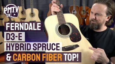 Ferndale D3-E Dreadnought - An Affordable Electro Acoustic Guitar With A Spruce & Carbon Fibre Top?!
