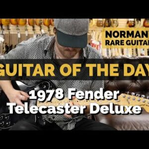 Guitar of the Day: 1978 Fender Telecaster Deluxe Black | Norman's Rare Guitars