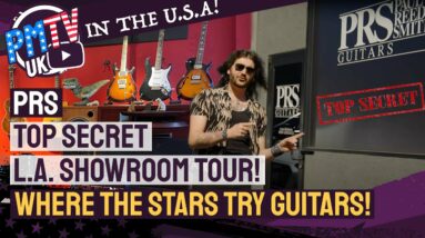 PRS's Secret Los Angeles Showroom Tour! - Where Famous PRS Artists Hang Out & Try New Guitars!