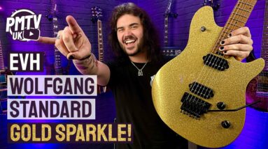 2022 Gold Sparkle EVH Wolfgang Standard With A Baked Maple Neck?! - Crazy Specs For A Great Price!