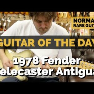 Guitar of the Day: 1978 Fender Telecaster Antigua Finish | Norman's Rare Guitars