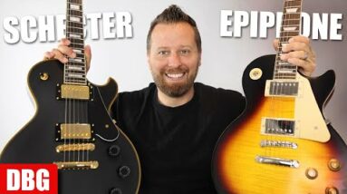 EPIPHONE vs SCHECTER! - Two Guitars That Will Make You Forget Gibson!!