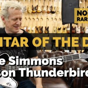 Guitar of the Day: Gibson Gene Simmons Thunderbird G2 | Greg Coates at Norman's Rare Guitars