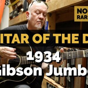 Guitar of the Day: 1934 Gibson Jumbo Sunburst | Norman's Rare Guitars