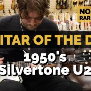 Guitar of the Day - 1950's Silvertone U2 Black | Norman's Rare Guitars