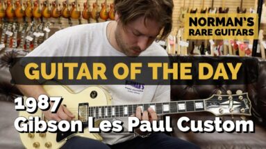 Guitar of the Day: 1987 Gibson Les Paul Custom | Norman's Rare Guitars