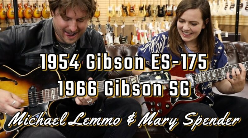 Mary Spender & Michael Lemmo | 1954 Gibson ES-175 & 1966 Gibson SG