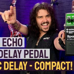 New BOSS RE-2 Space Echo Delay! - The Legendary Roland Space Echo in a Compact, Easy To Use Pedal!