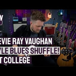 Stevie Ray Vaughan Style Texas Blues Shuffle! - PMT College