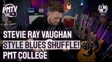 Stevie Ray Vaughan Style Texas Blues Shuffle! - PMT College