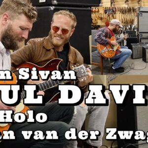 Paul Davids, San Holo, Silvan van der Zwagg & Roten Sivan at Norman's Rare Guitars