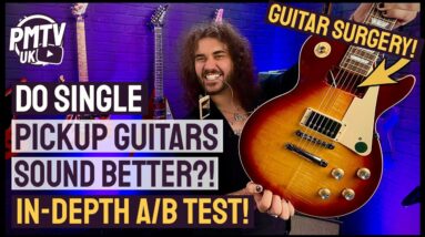 Do Single Pickup Guitars Sound Better? - A/B Test With Clean & Dirty Amps!