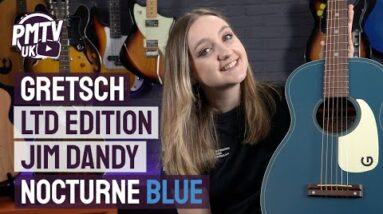 Gretsch G9500 Jim Dandy Limited Edition Nocturne Blue - Classic Parlor Guitar, Cool New Finish!