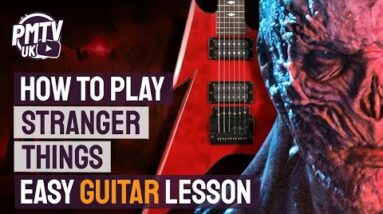 How To Play The Stranger Things Theme - Easy Guitar Lesson!