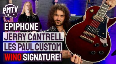 Epiphone Jerry Cantrell 'Wino' Les Paul Custom! - Awesome & Affordable Version Of Jerrys Iconic Axe!