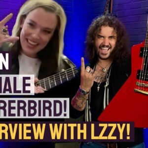Gibson Lzzy Hale Signature Explorerbird! - Review & Demo & Interview With LZZY Herself!