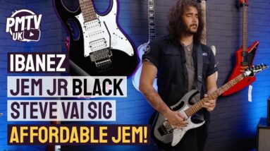 Ibanez JEM Jr - New Sleek BLACK Finish | The Affordable Steve Vai Signature! - Review & Demo