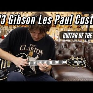 Guitar of the Day: 1973 Gibson Les Paul Custom Black