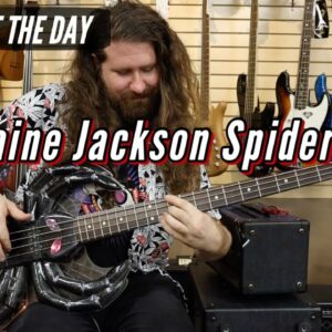 Guitar of the Day: Jermaine Jackson Spider Bass (IT LIGHTS UP)