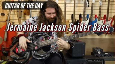 Guitar of the Day: Jermaine Jackson Spider Bass (IT LIGHTS UP)