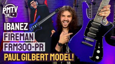 Ibanez Paul Gilbert FRM300 Fireman! - The EPIC Latest Signature For The Guitar Virtuoso!