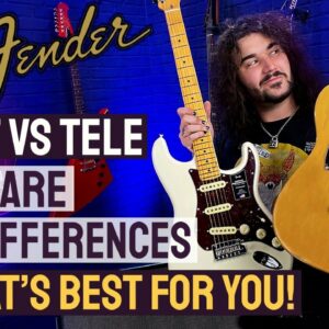 Stratocaster VS Telecaster! - Which Is Best For YOU & What Are The Differences! - History & Review
