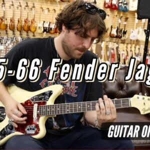 1965-66 Fender Jaguar Olympic White | Guitar of the Day