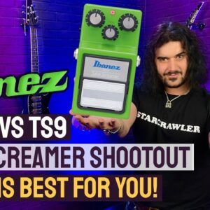 Ibanez TS9 vs TS808 Tube Screamer Shootout! - The Differences Between These 2 ICONIC Overdrives!