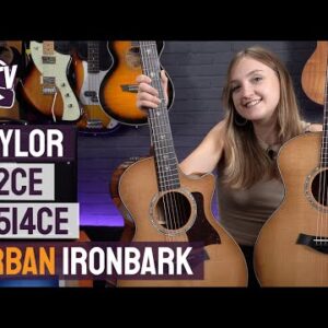 Brand New Taylor 514ce & 512ce Urban Ironbark Acoustics - Review & Demo!
